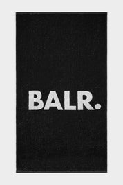 BRAND COTTON TOWEL - Jet Black