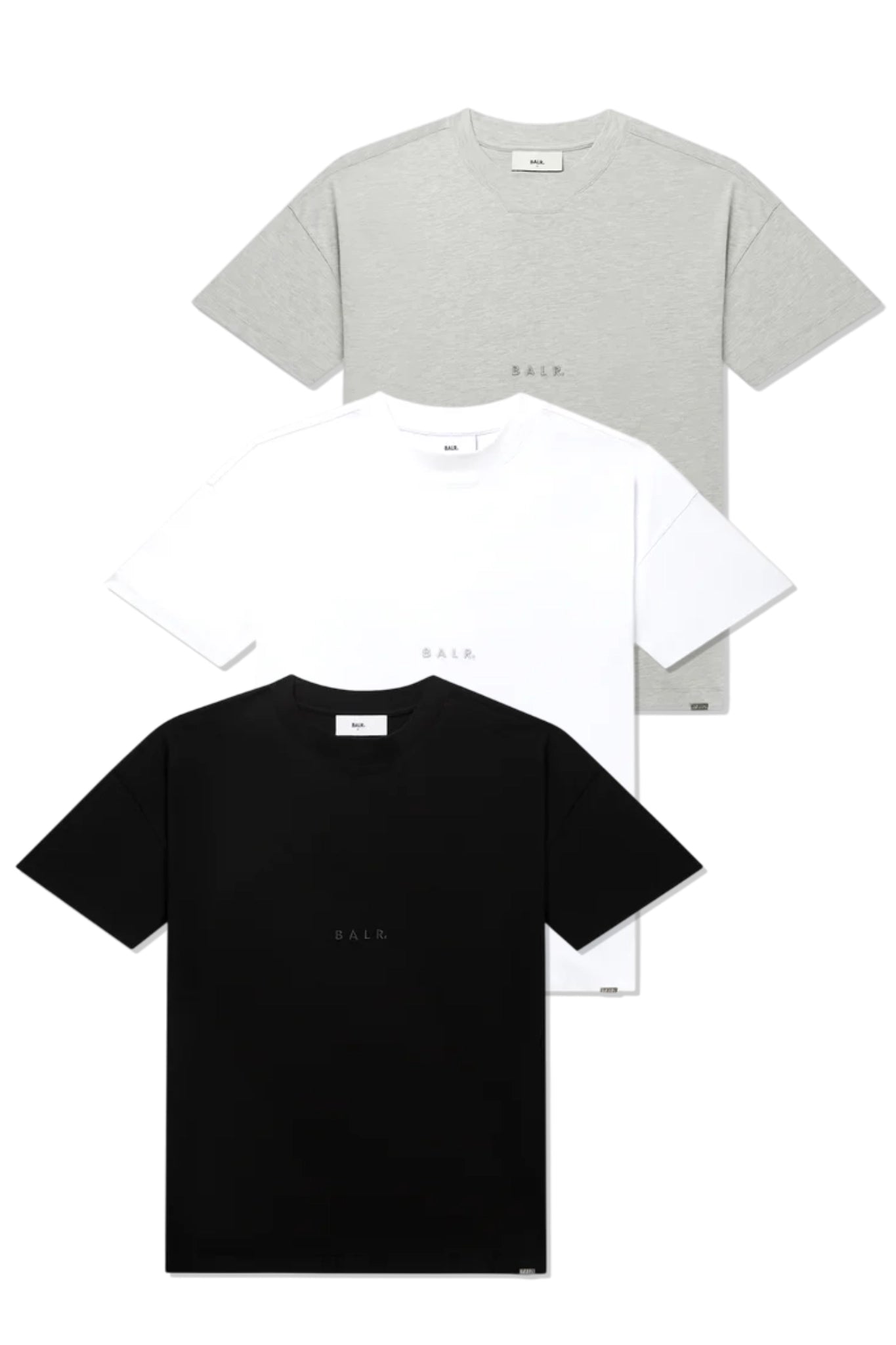 3SET PACK-BOX FIT T-SHIRT