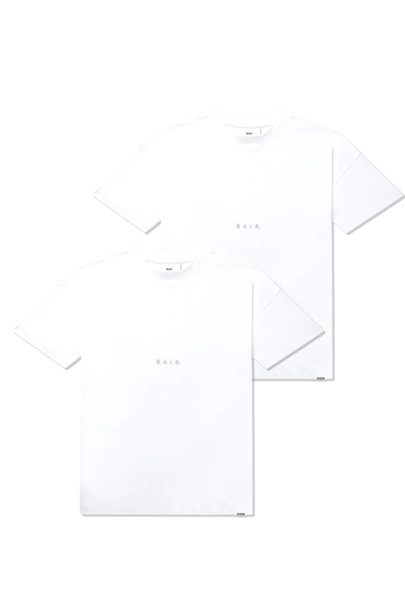 2SET PACK-BOX T-SHIRT-WHITE/WHITE