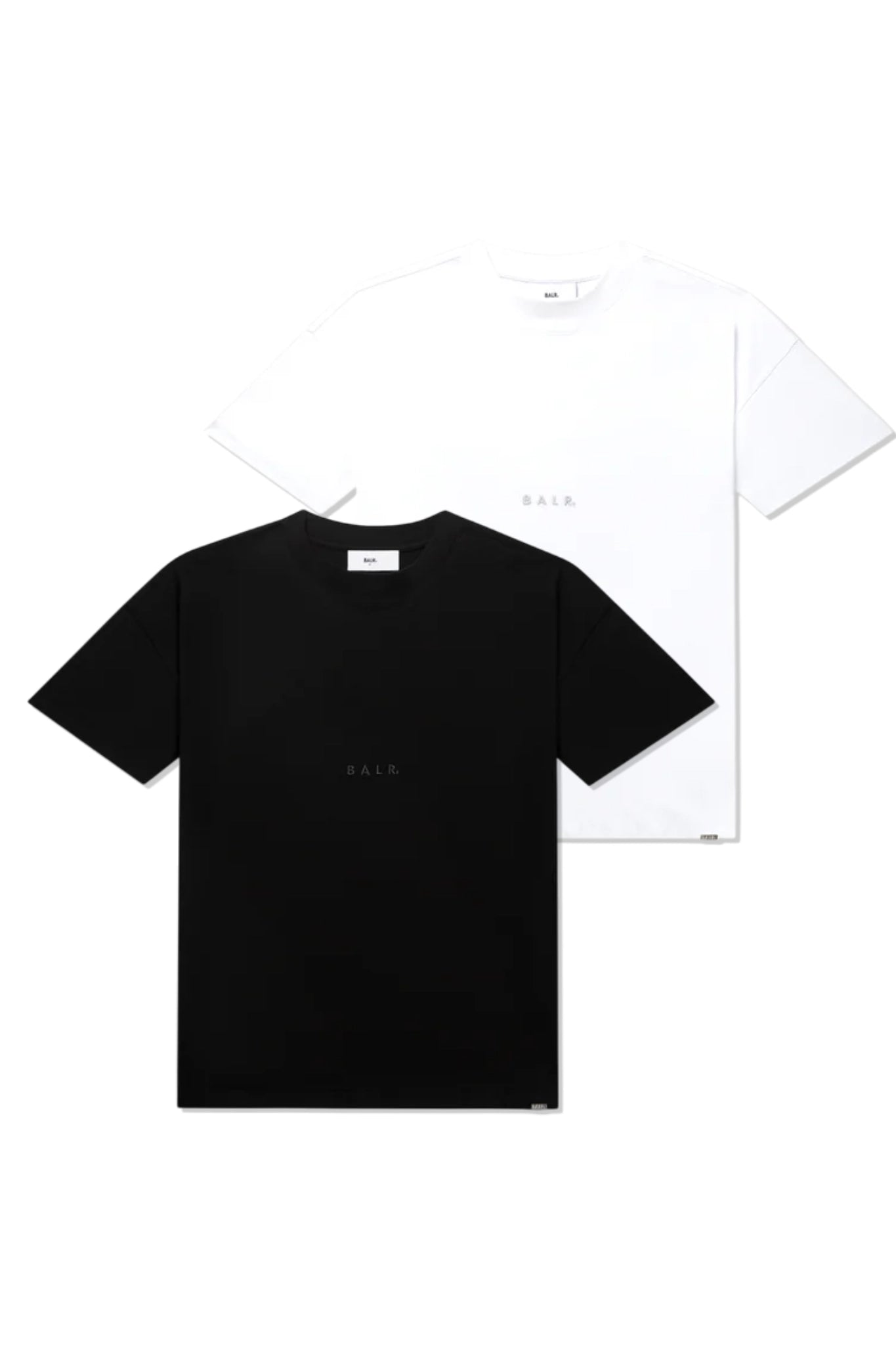 2SET PACK-BOX T-SHIRT-BLACK/WHITE