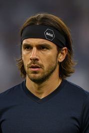 46 HEXLOGO HAIRBAND BLACK 幅10cm