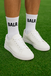 LOGO SHORT SOX-WHITE