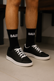 LOGO SHORT SOX-BLACK