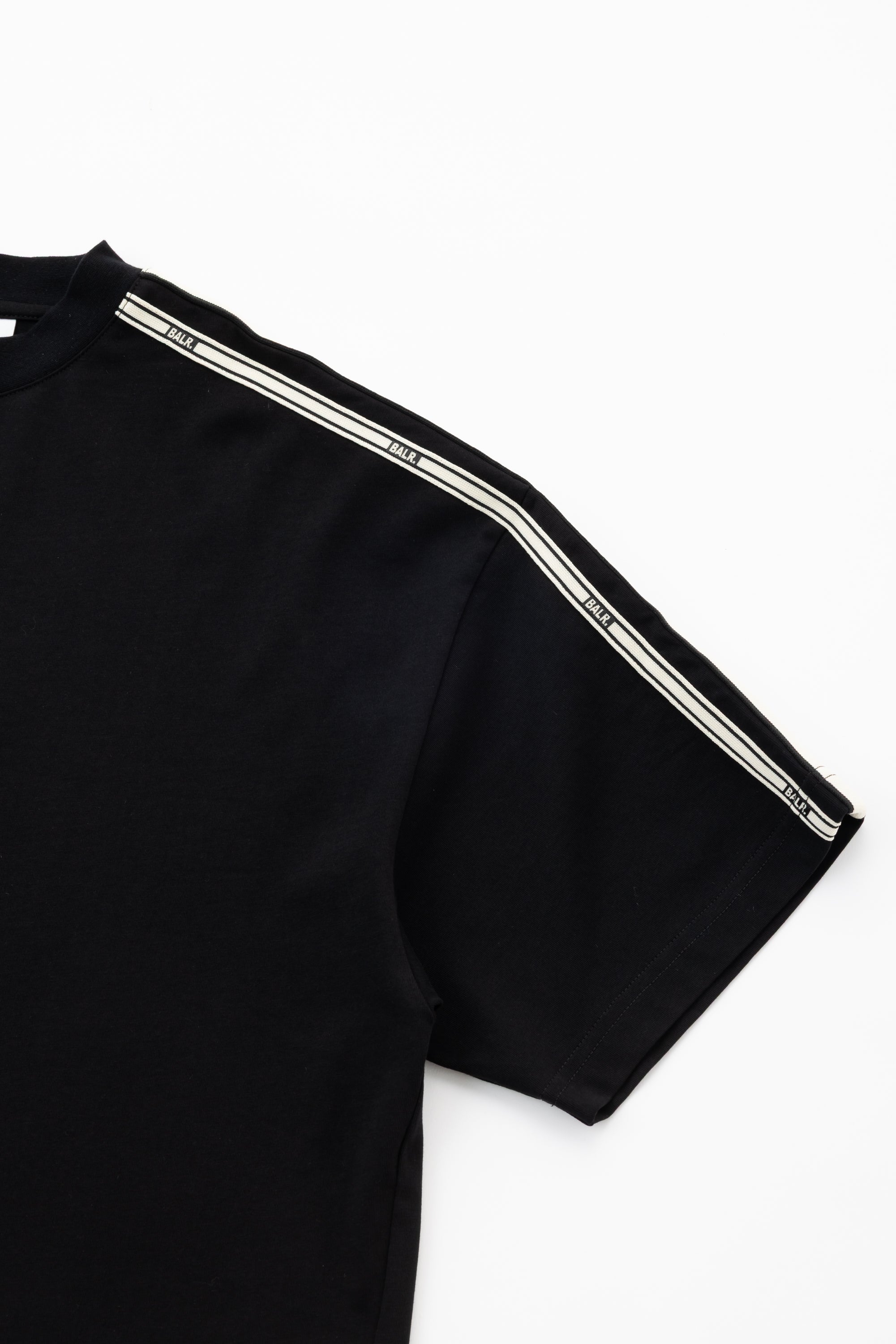 TAPE BOX T-SHIRT - JET BLACK