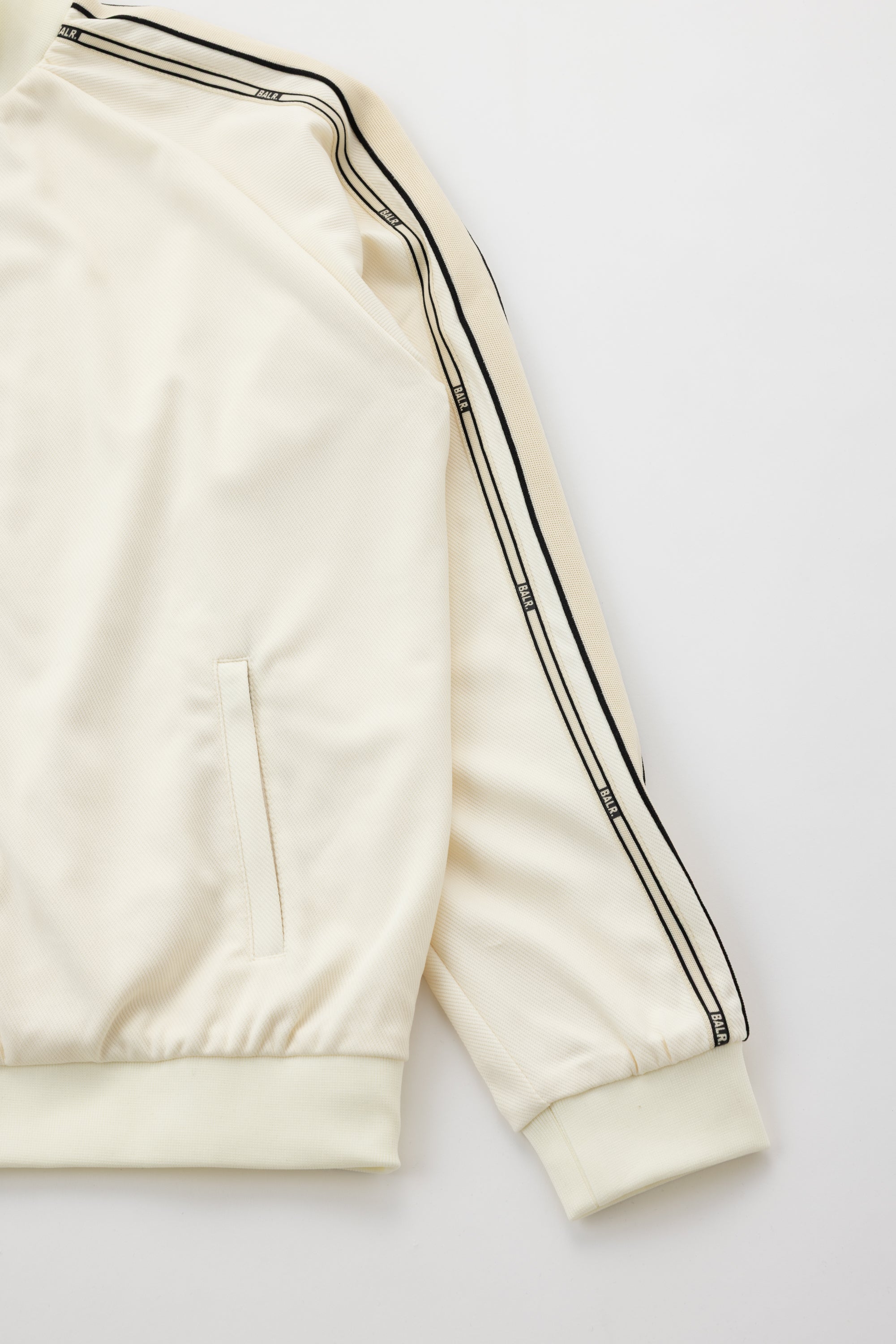 TAPE TRACK JACKET - WHITE SWAN