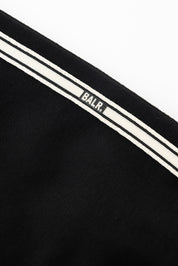 TAPE HOODIE - JET BLACK