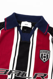 GOTL KNITTED REGULAR L/S JERSEY - SALSA RED / JET BLACK