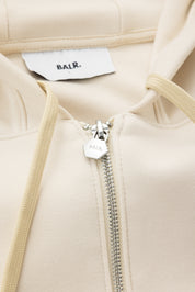 Q SERIES ZIP THROUGH HOODIE - WHITE SWAN