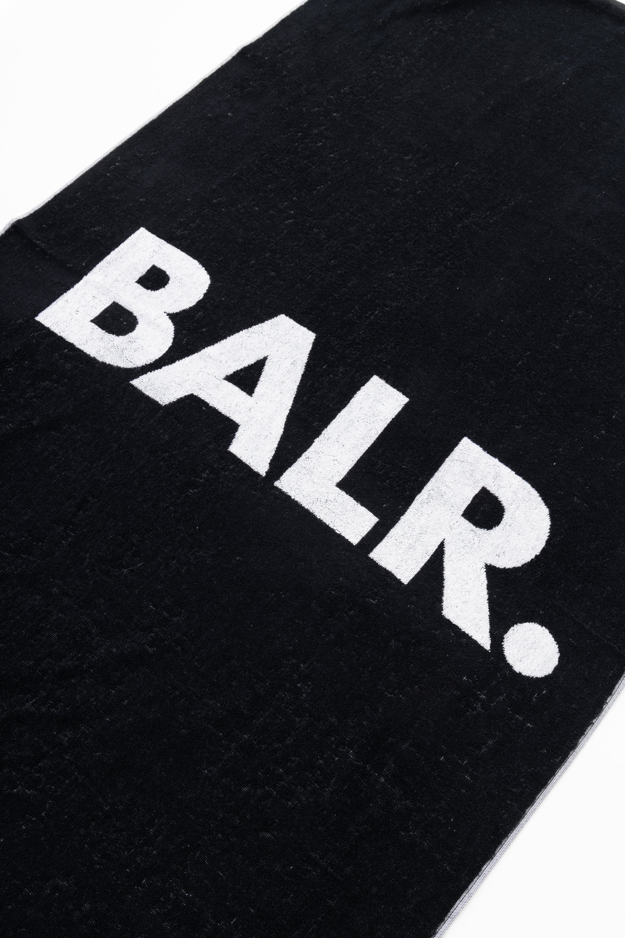 BRAND COTTON TOWEL - Jet Black