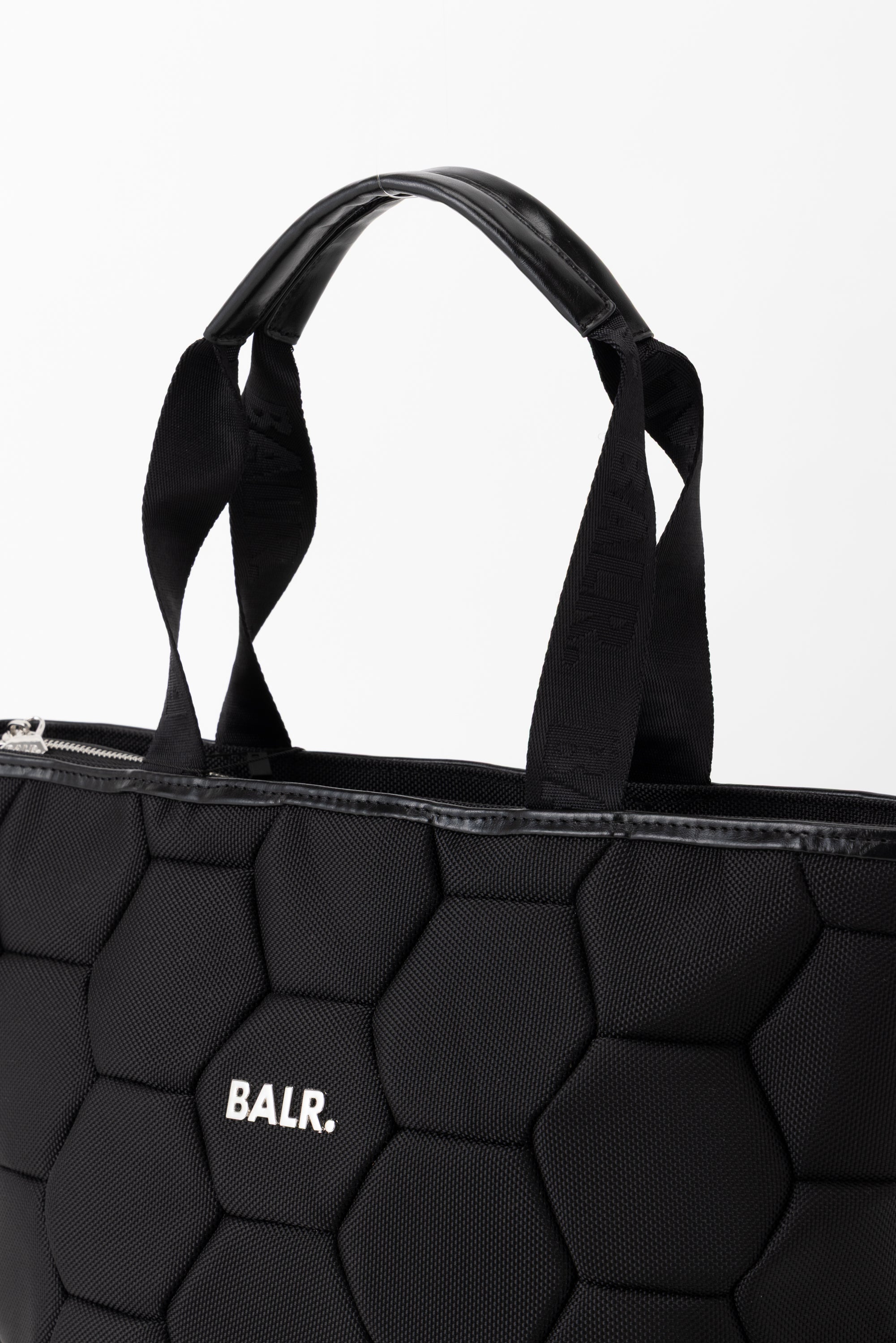 BALR. HEXAGON TOTE BAG - Jet Black