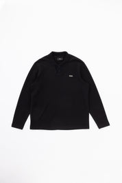Q SERIES L/S POLO - JET BLACK