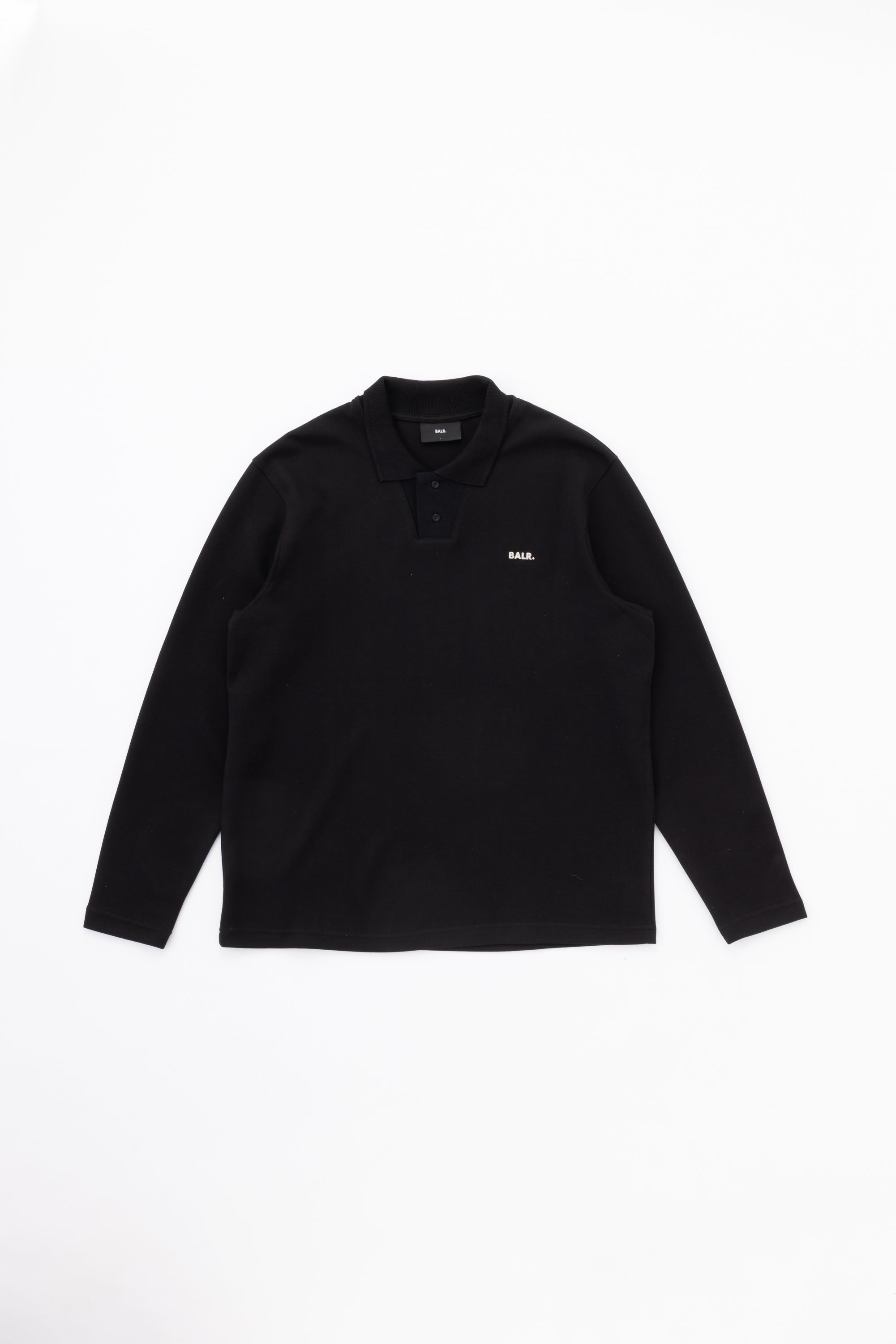 Q SERIES L/S POLO - JET BLACK