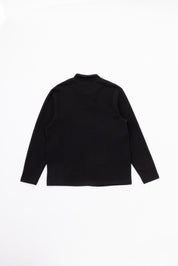 Q SERIES L/S POLO - JET BLACK