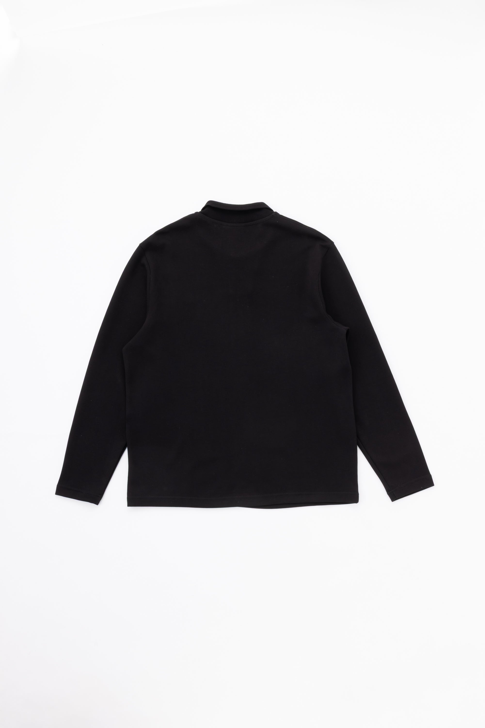 Q SERIES L/S POLO - JET BLACK