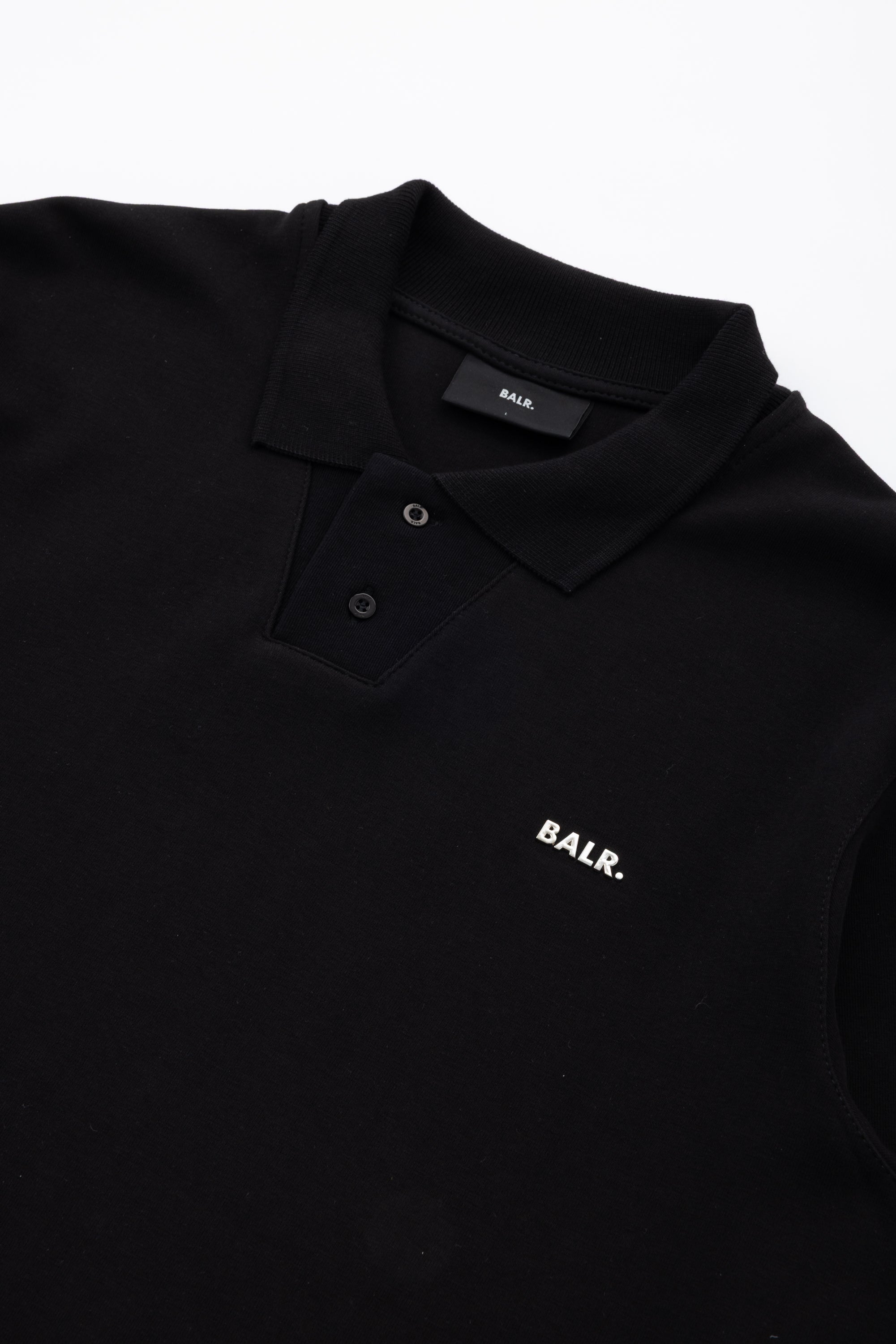 Q SERIES L/S POLO - JET BLACK