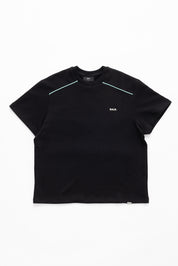 JP Q SERIES T-SHIRT - JET BLACK / T-BLUE