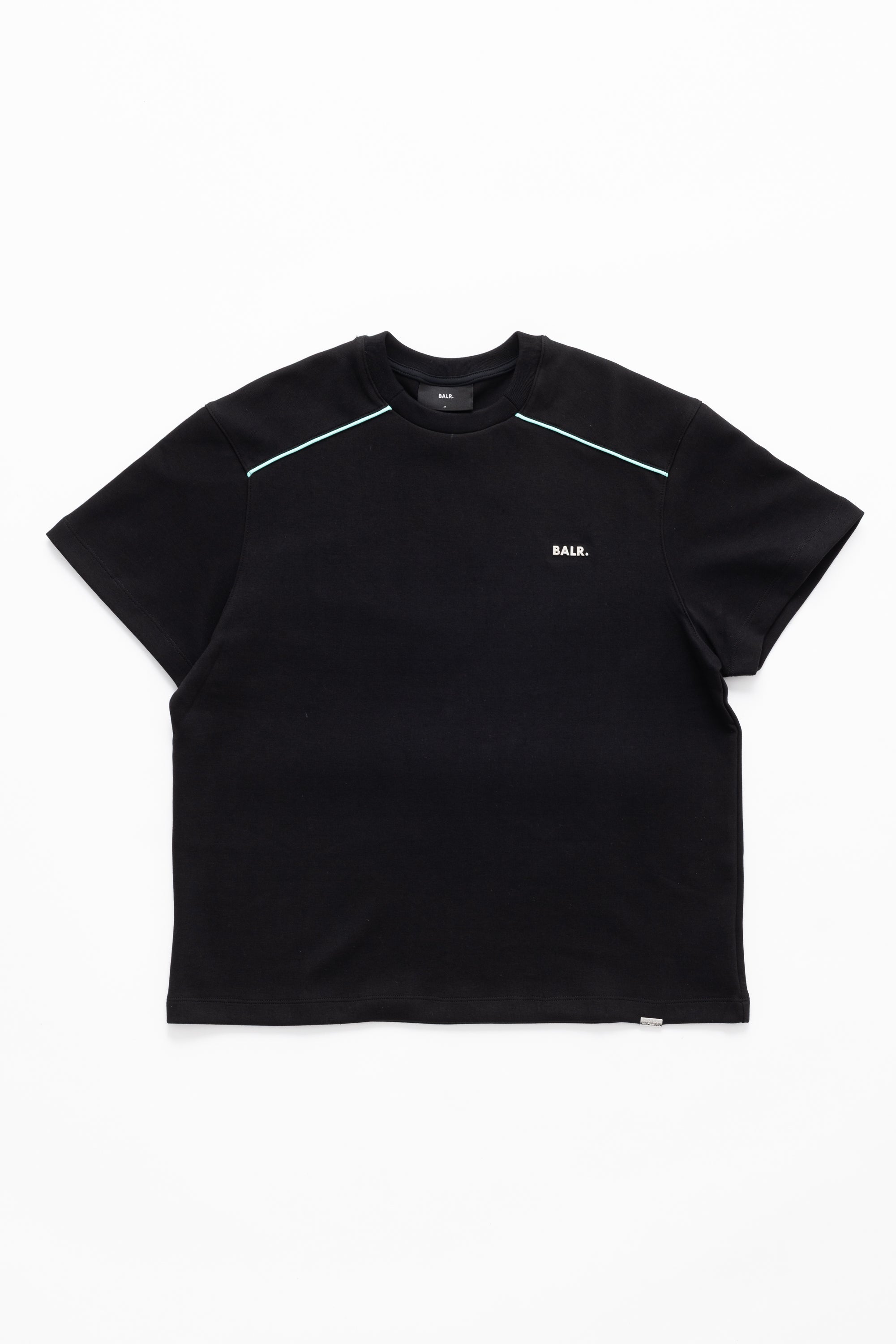 JP Q SERIES T-SHIRT - JET BLACK / T-BLUE