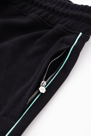 JP Q SERIES SHORTS - JET BLACK / T-BLUE