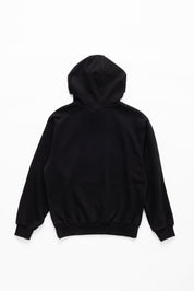 JP Q SERIES HOODIE - JET BLACK / T-BLUE