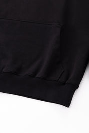 JP Q SERIES HOODIE - JET BLACK / T-BLUE