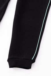 JP Q SERIES JOGGER - JET BLACK / T-BLUE