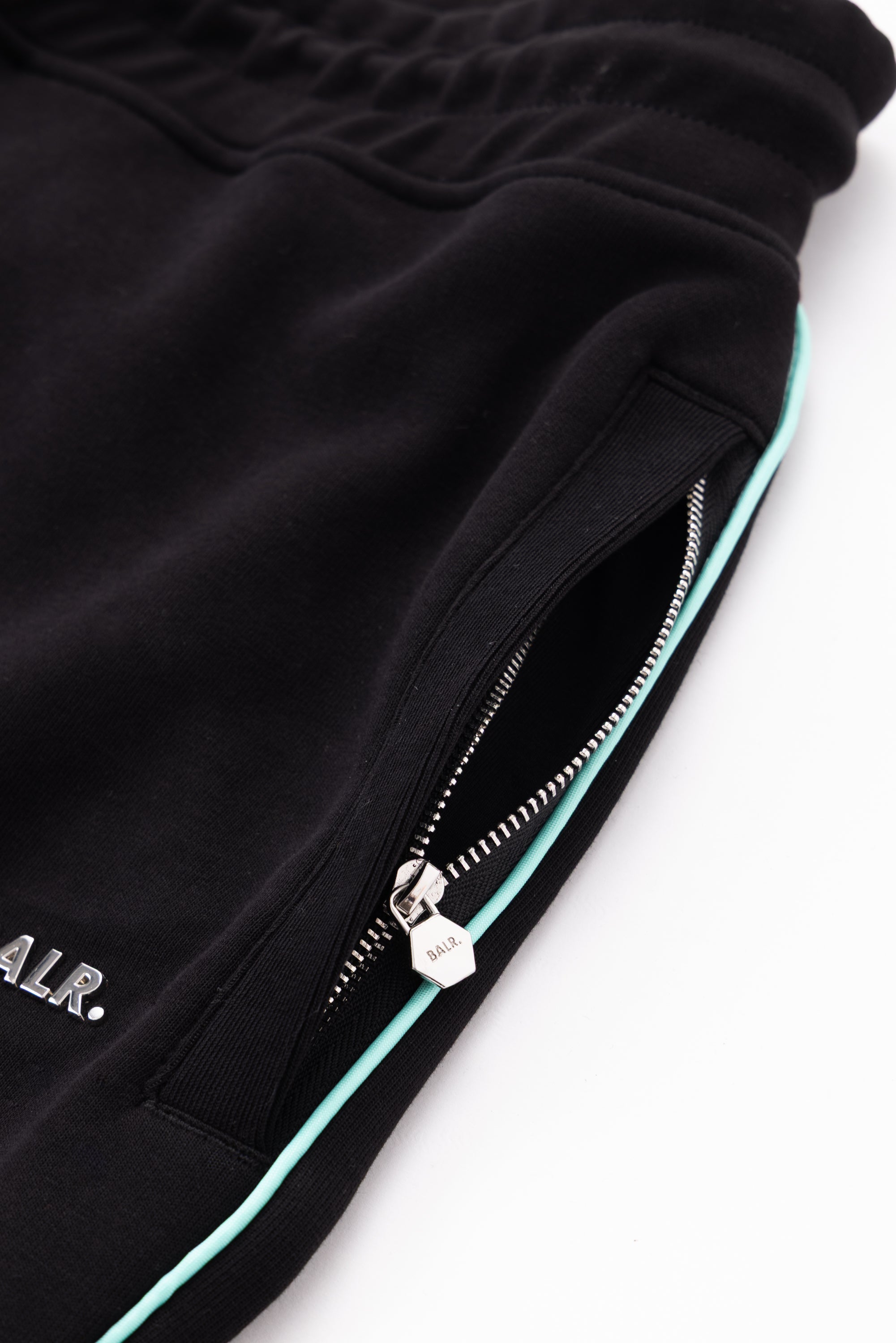 JP Q SERIES JOGGER - JET BLACK / T-BLUE