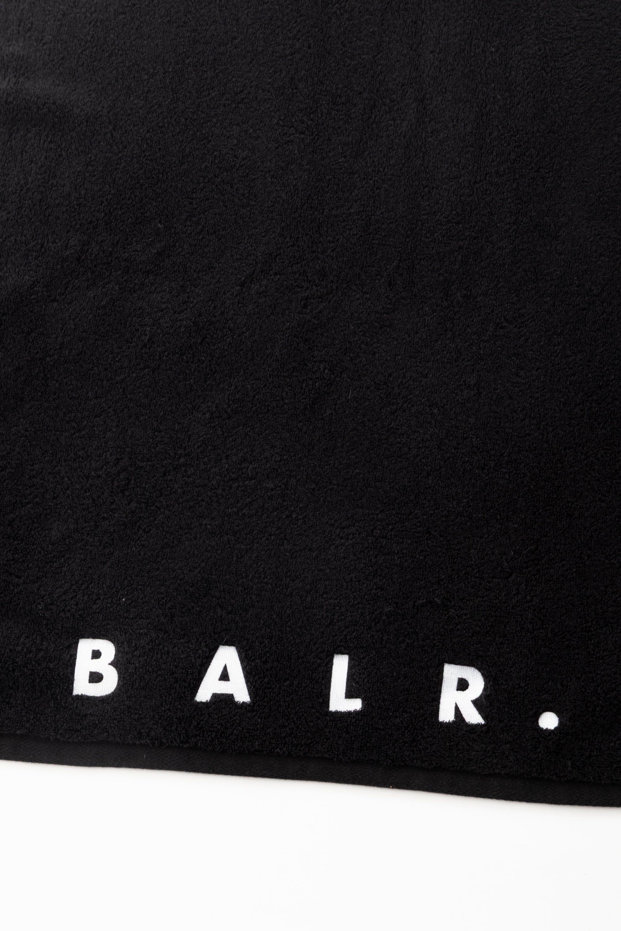 BALR. BATH TOWEL- BLACK