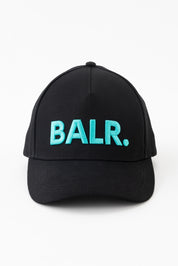【日本限定】JP BRAND COTTON CAP - JET BLACK/TURQUOISE BLUE