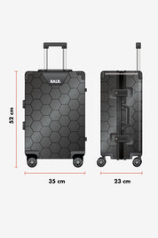 ROMEO EMBOSSED HEXAGON SUITCASE S size