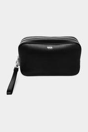 BT LEATHER TOILETRY KIT BLACK