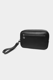 BT LEATHER MEN CLUTCH BLACK