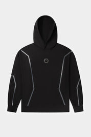 JOEY BOX HEX LINE HOODIE JET BLACK