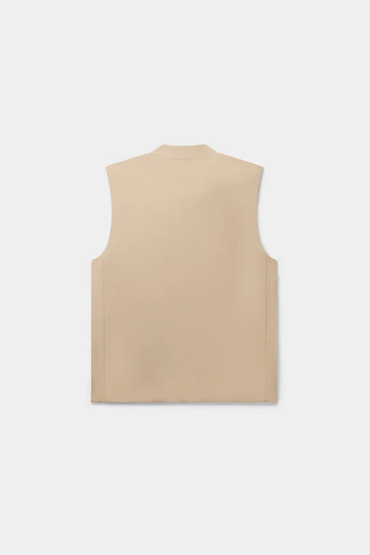 BALRXI REGULAR FIT GILET-Irish Cream