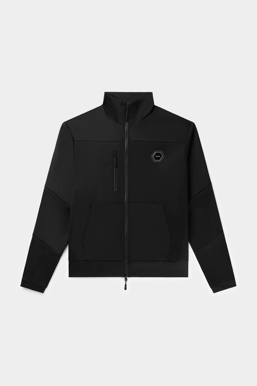 【残りXL/1点】LOUIS SLIM TECH ZIP TRACK JACKET JET BLACK