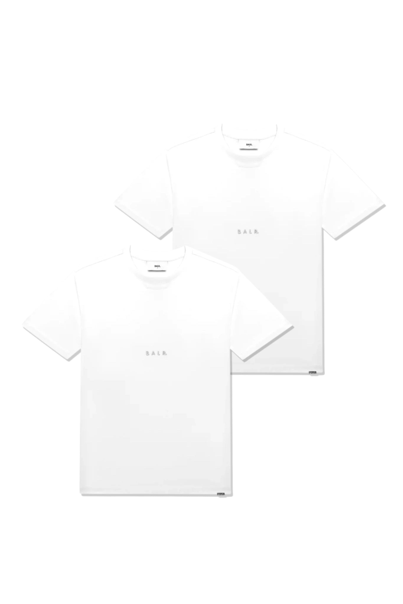 2SET PACK REGULAR T-SHIRT-WHITE/WHITE