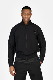 HEXLINE SLIM FIT TRACK JACKET JET BLACK