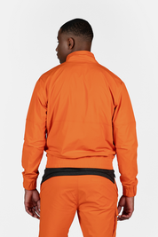 HEXLINE SLIM FIT TRACK JACKET ORANGE