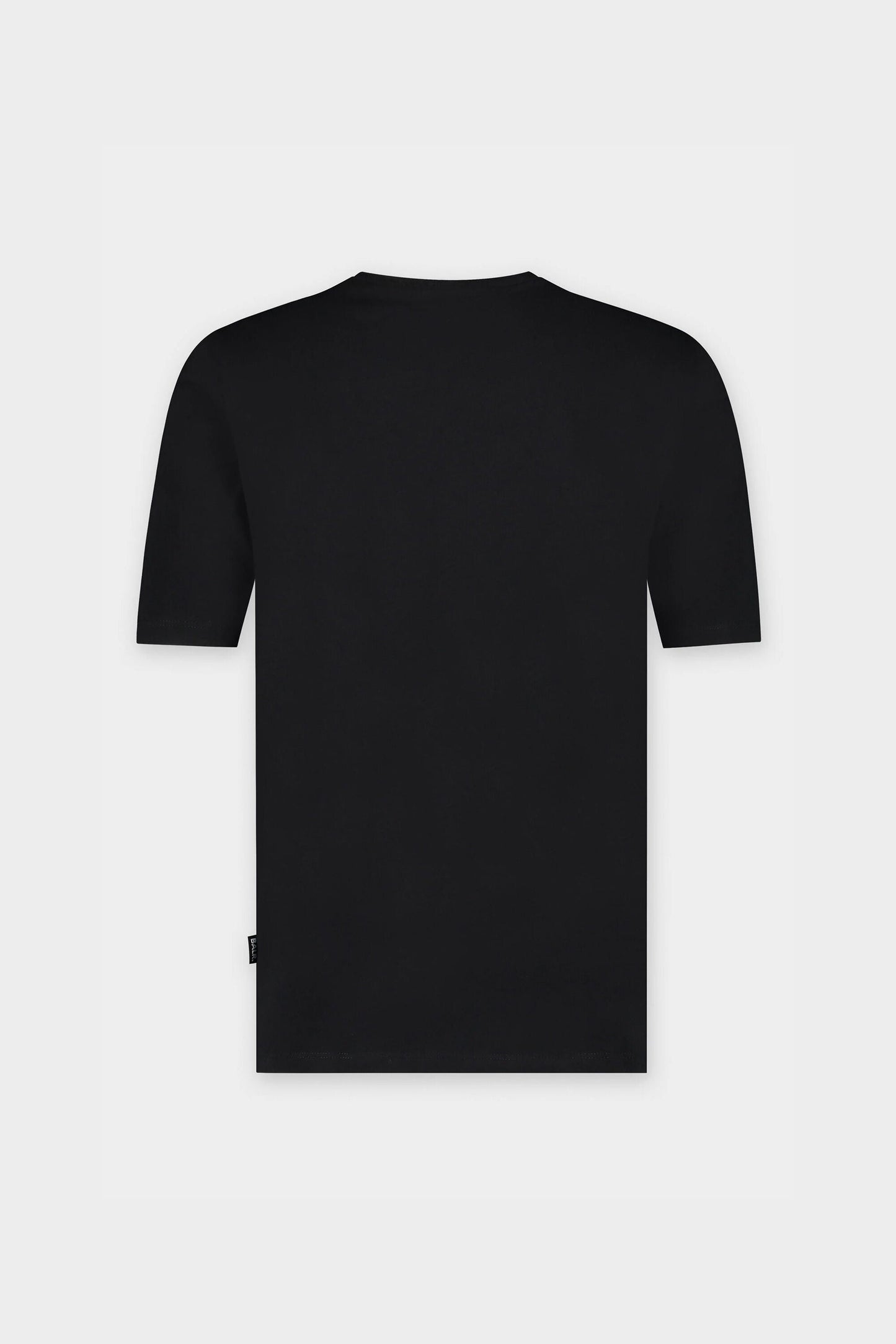 ATHLETIC SMALL BRANDED CHEST T SHIRT JET BLACK