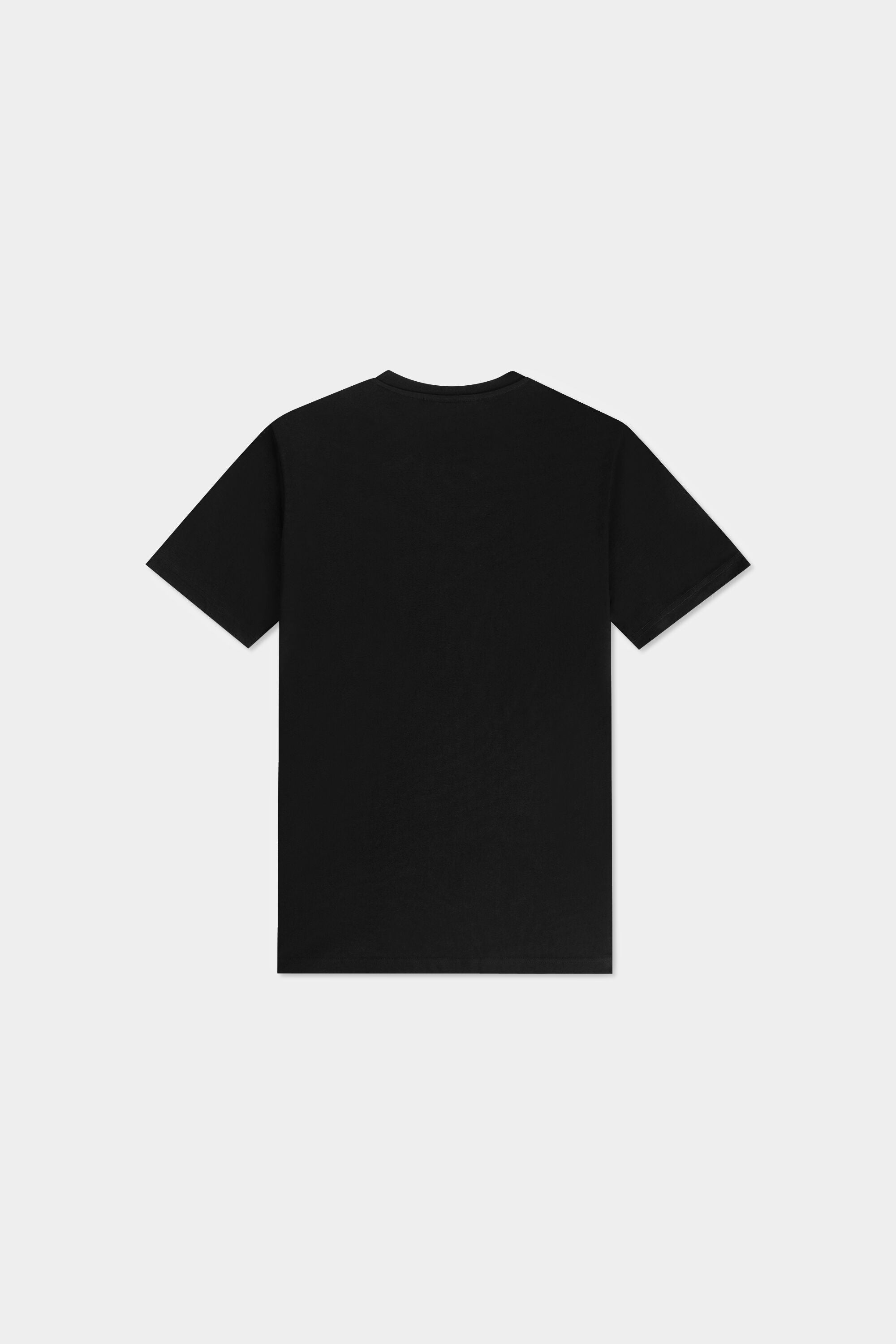 BRAND REGULAR FIT T-SHIRT JET BLACK
