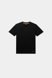 BALRXI BOX FIT SILK BLEND T-SHIRT JET BLACK