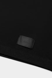 BALRXI BOX FIT SILK BLEND T-SHIRT JET BLACK