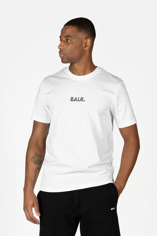 BALR. GLITCH REGULAR FIT T-SHIRT BRIGHT WHITE