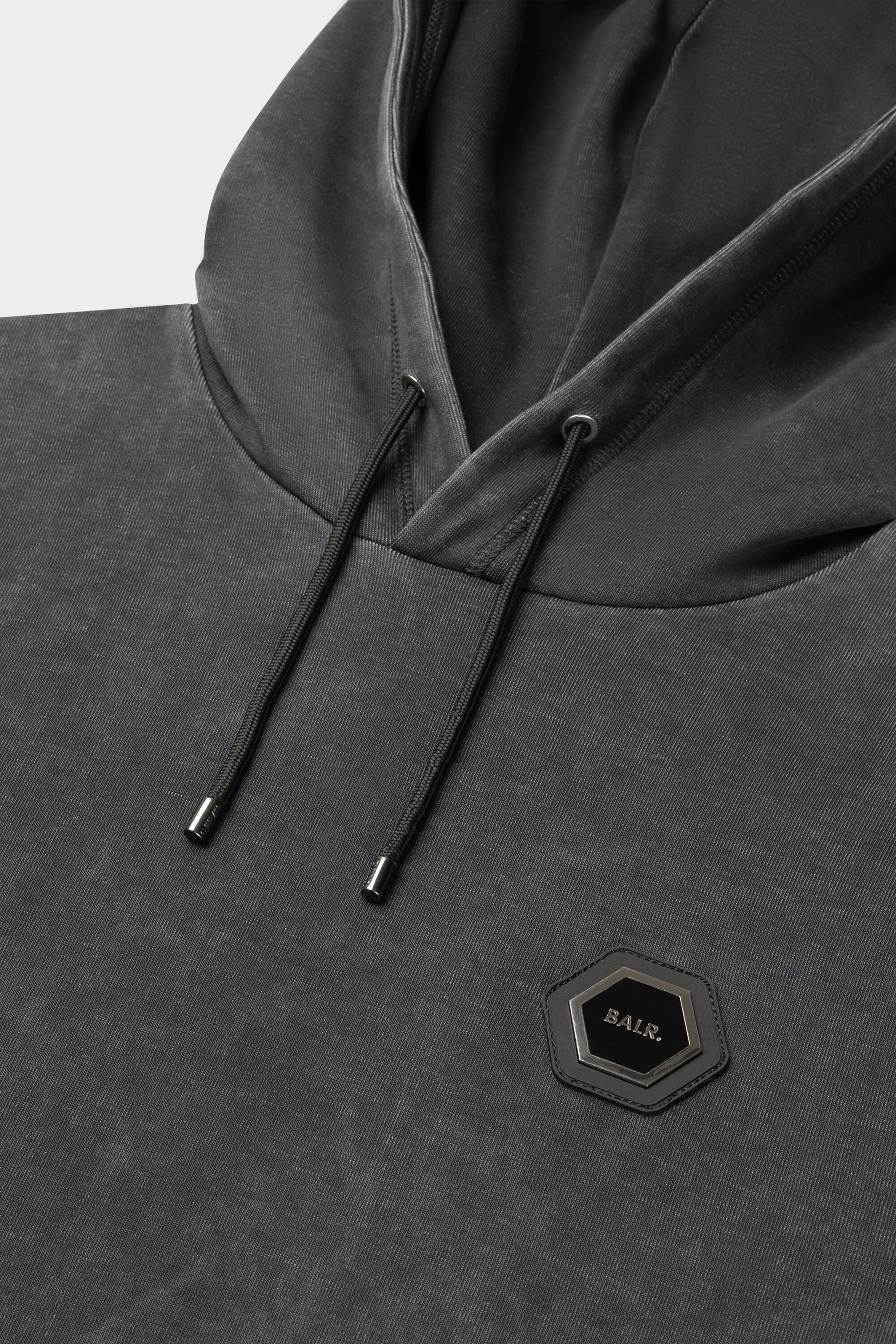 【残りSのみ】D13 STRAIGHT WASHED HOODIE WASHED BLACK