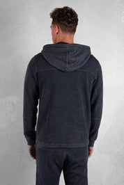 【残りSのみ】D13 STRAIGHT WASHED HOODIE WASHED BLACK