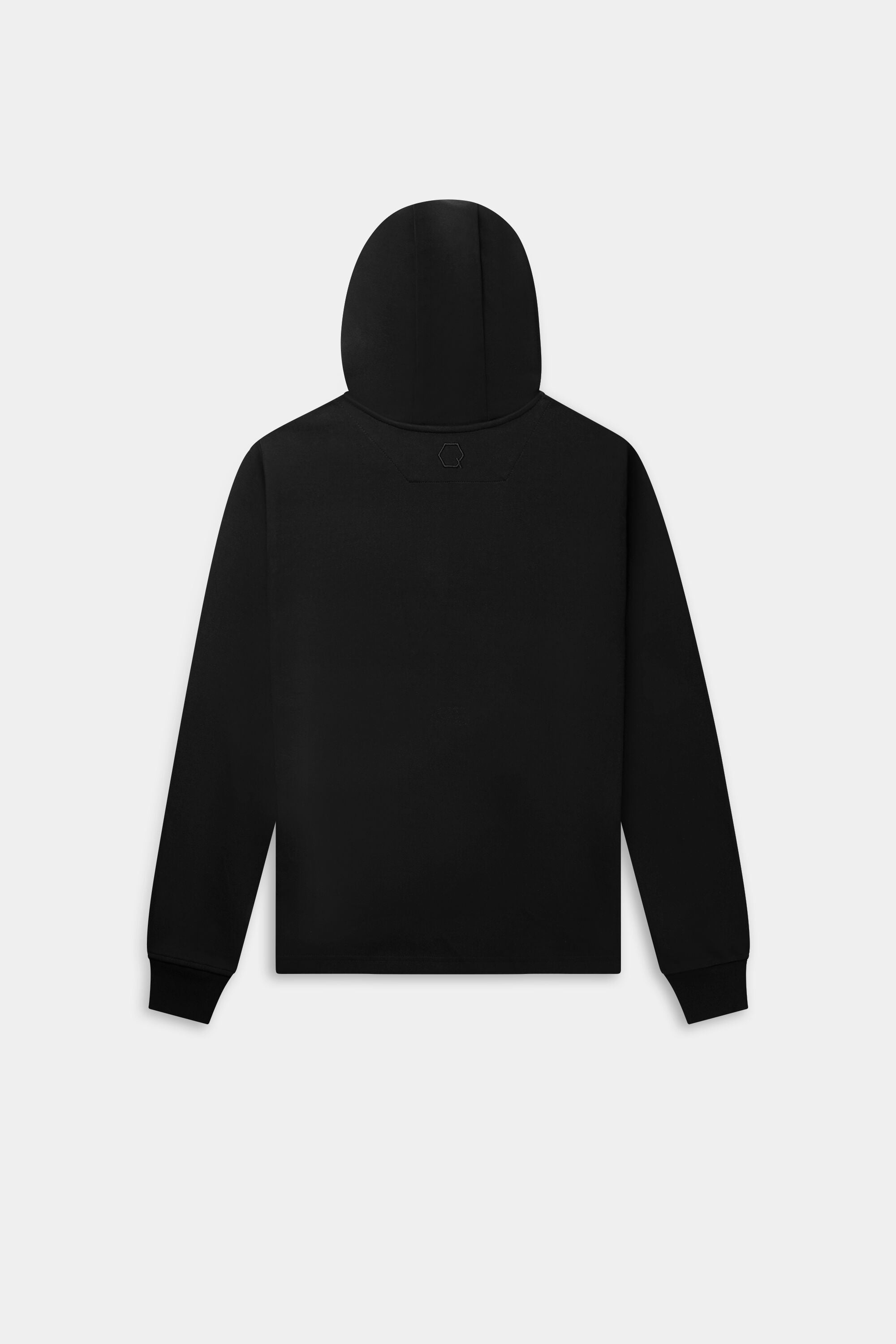 Q-SERIES REGULAR FIT HOODIE JET BLACK