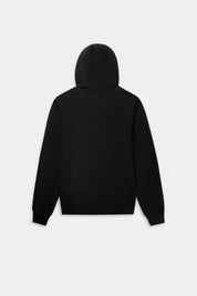 Q-SERIES REGULAR FIT ZIP THROUGH HOODIE JET BLACK