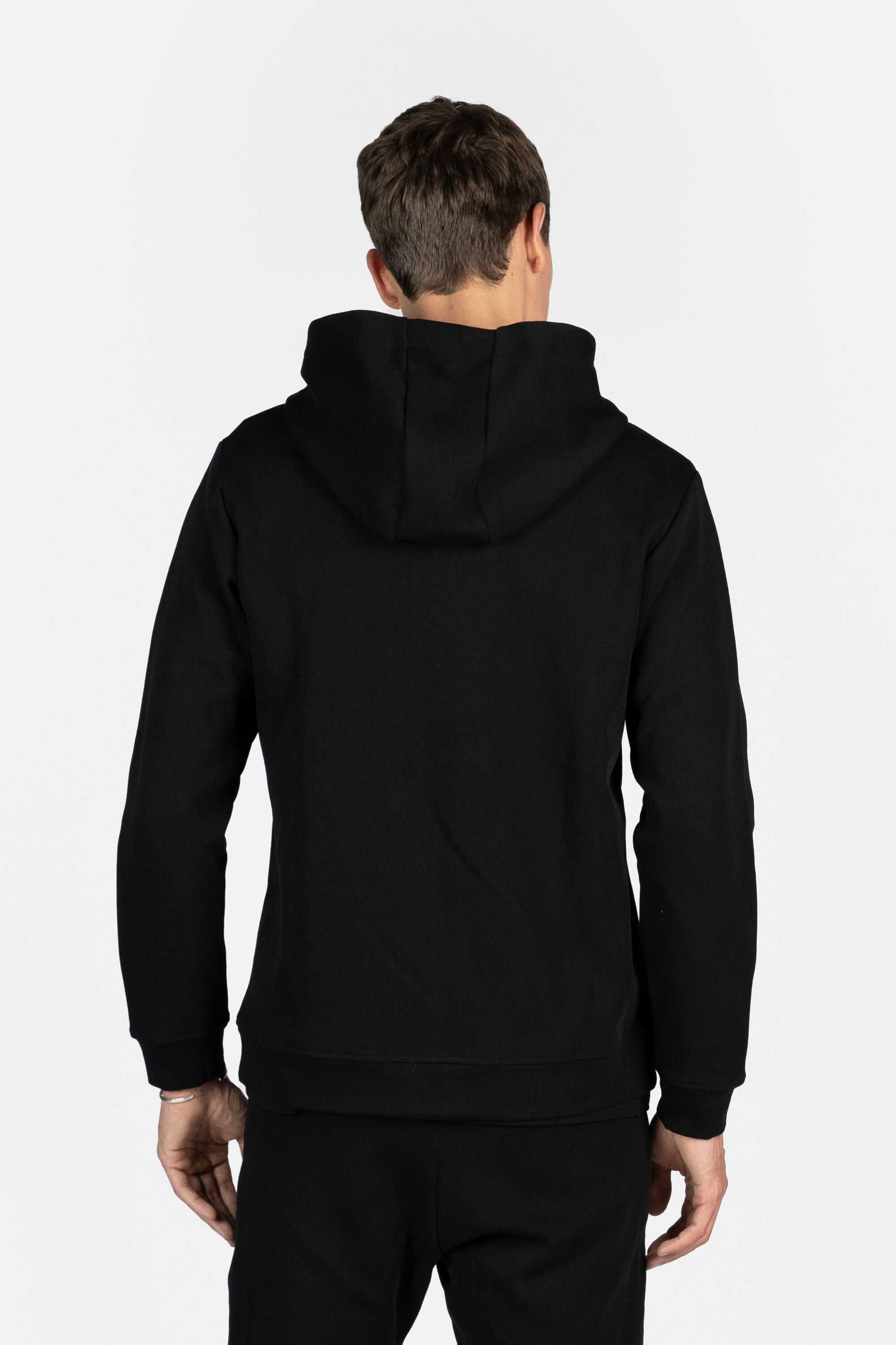 Q-SERIES REGULAR FIT ZIP THROUGH HOODIE JET BLACK