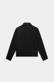 BALRXI REGULAR FIT STRETCH BOMBER JACKET JET BLACK