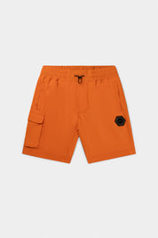 HEXLINE REGULAR FIT CARGO SHORTS ORANGE