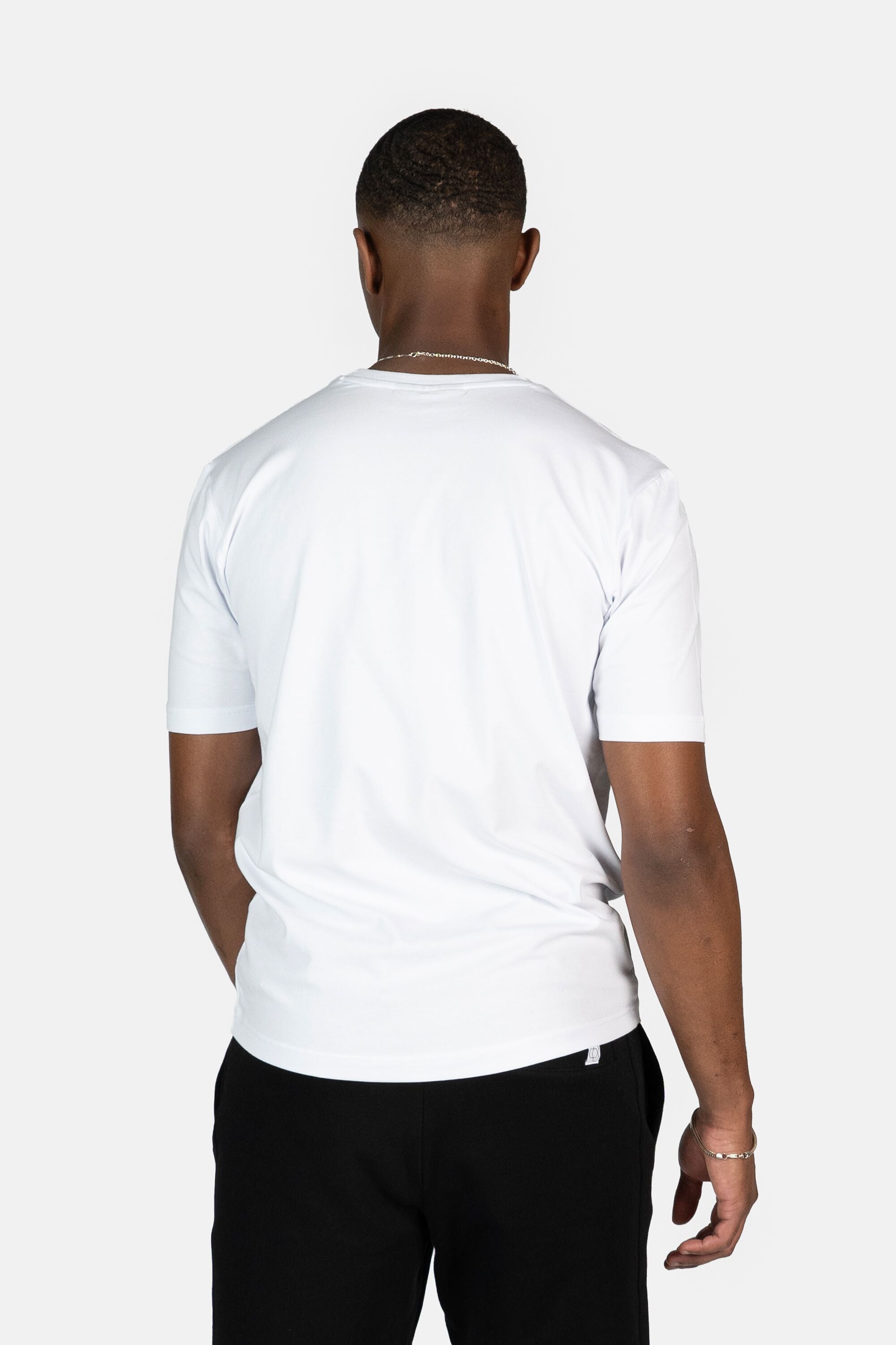 【残りXL,XXLのみ】BRAND REGULAR FIT T-SHIRT BRIGHT WHITE